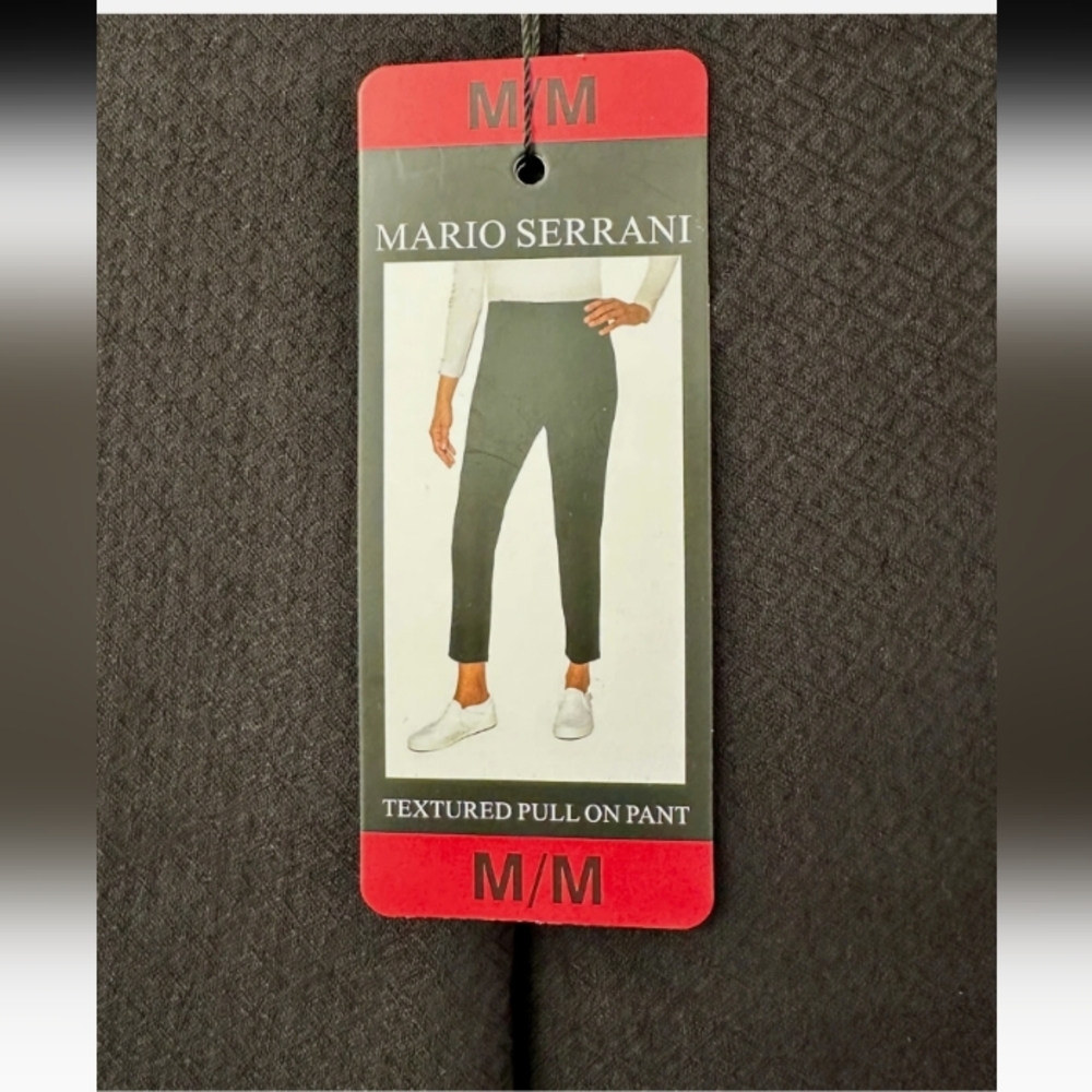 *Mario Serrani Ladies Textured Pull-On Pants